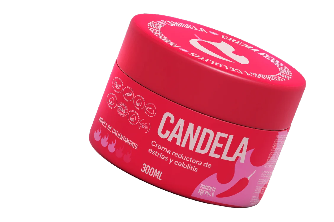 Presentación de Candela Crema corporal