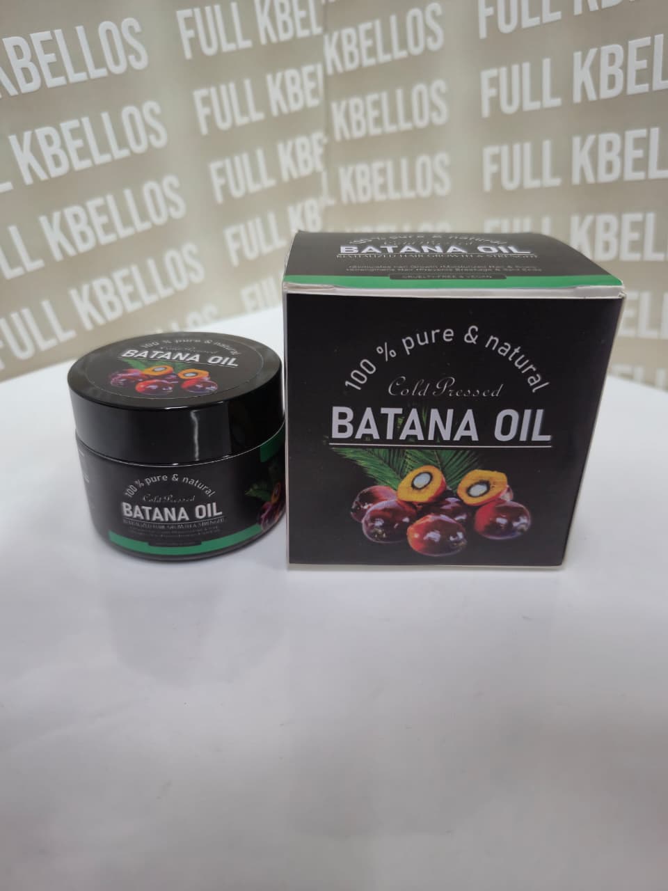 Frasco de aceite de batana, segunda vista