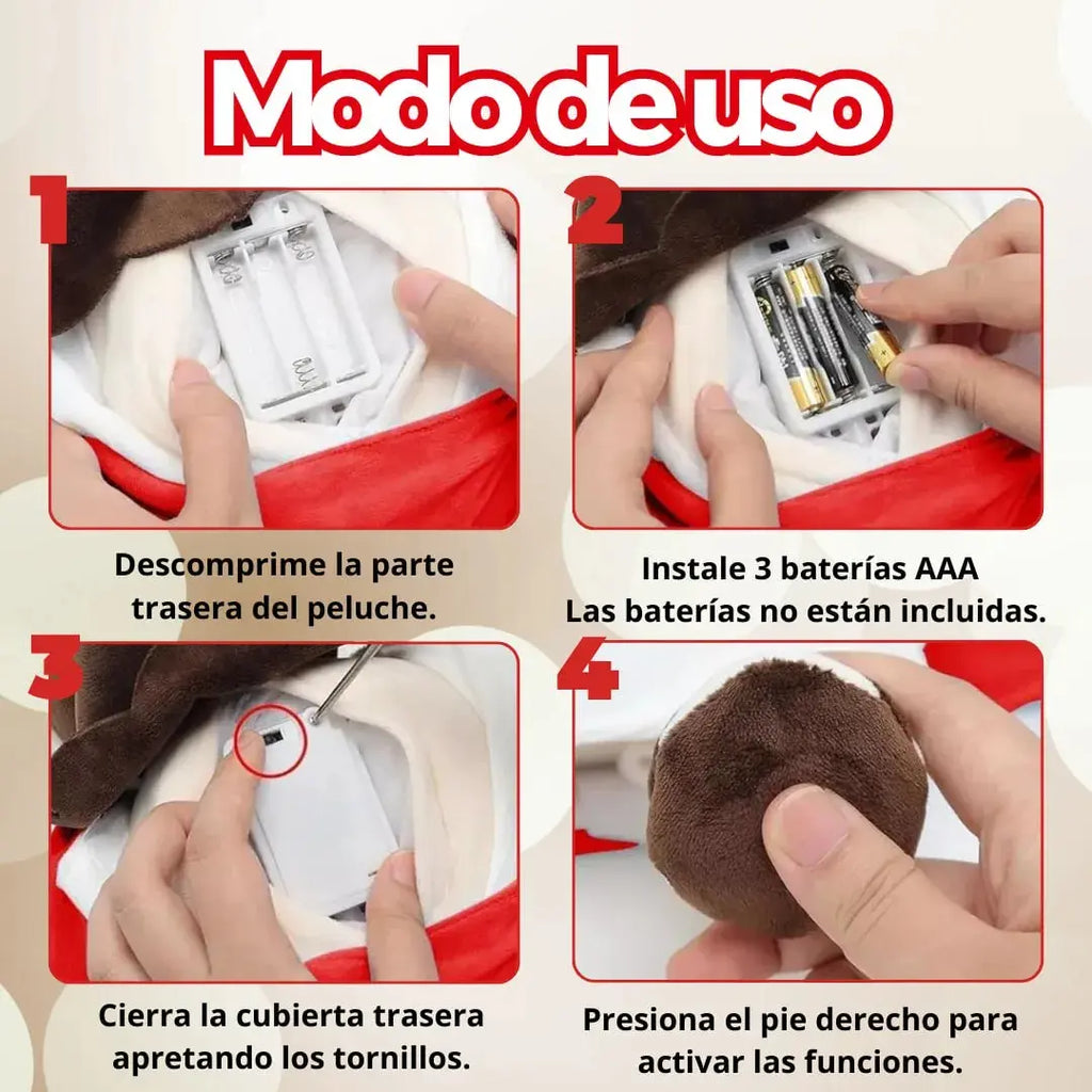 Peluche de Jesús que respira en sus colores