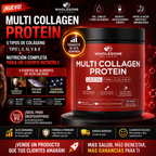 Presentación del suplemento Multi Collagen Protein