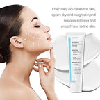 Crema hidratante Nida con infografía de cuidado facial