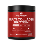 Multi Collagen Protein + Regalo, producto aislado sobre fondo transparente