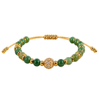 Pulsera de jade, producto aislado sobre fondo transparente.